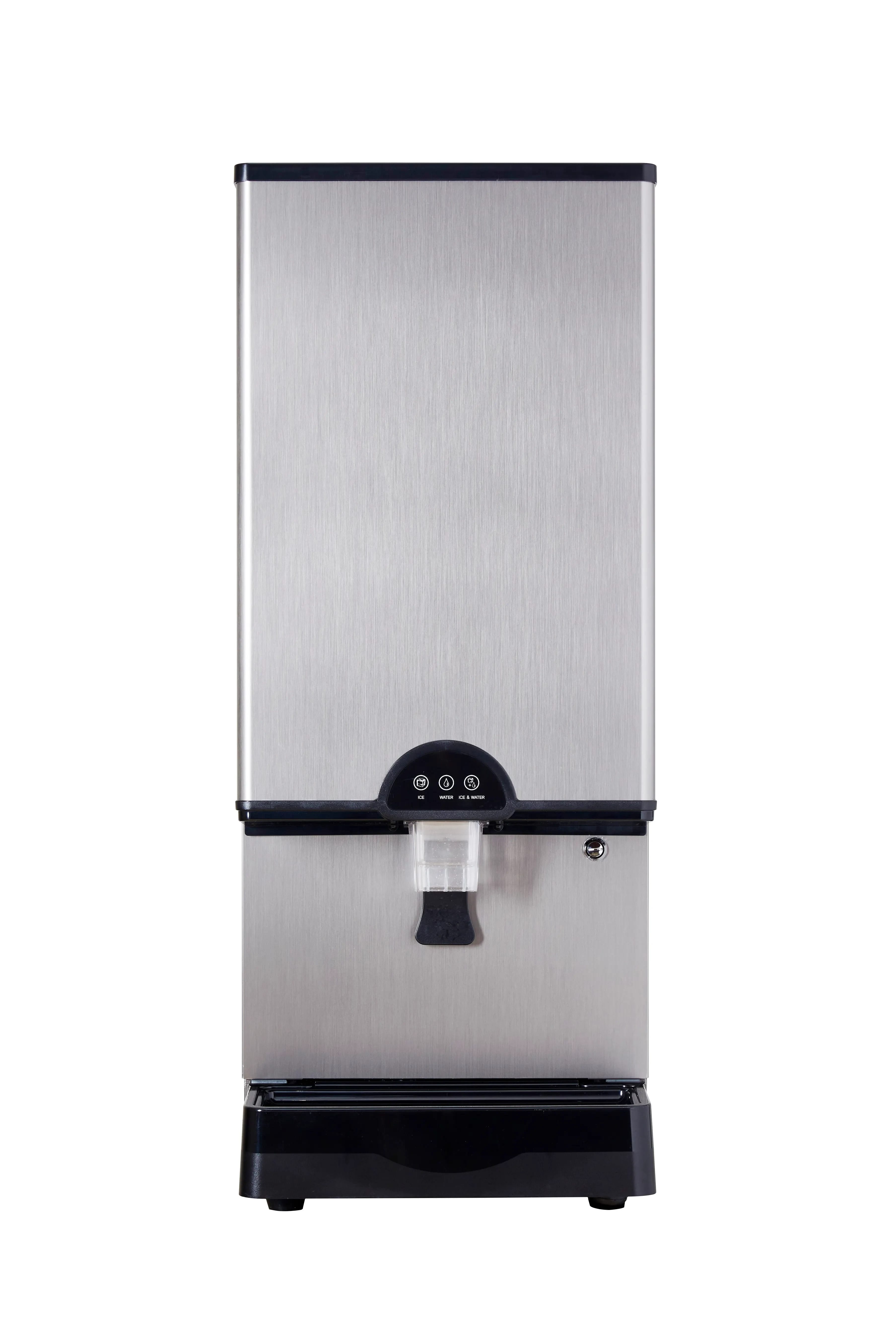 Icetro ID-0450-AN Countertop Ice and Water Dispenser 378 Pound Daily Production 30 Pound Storage Lever Dispense Nugget Style Ice — 115V, 1PH — view 2