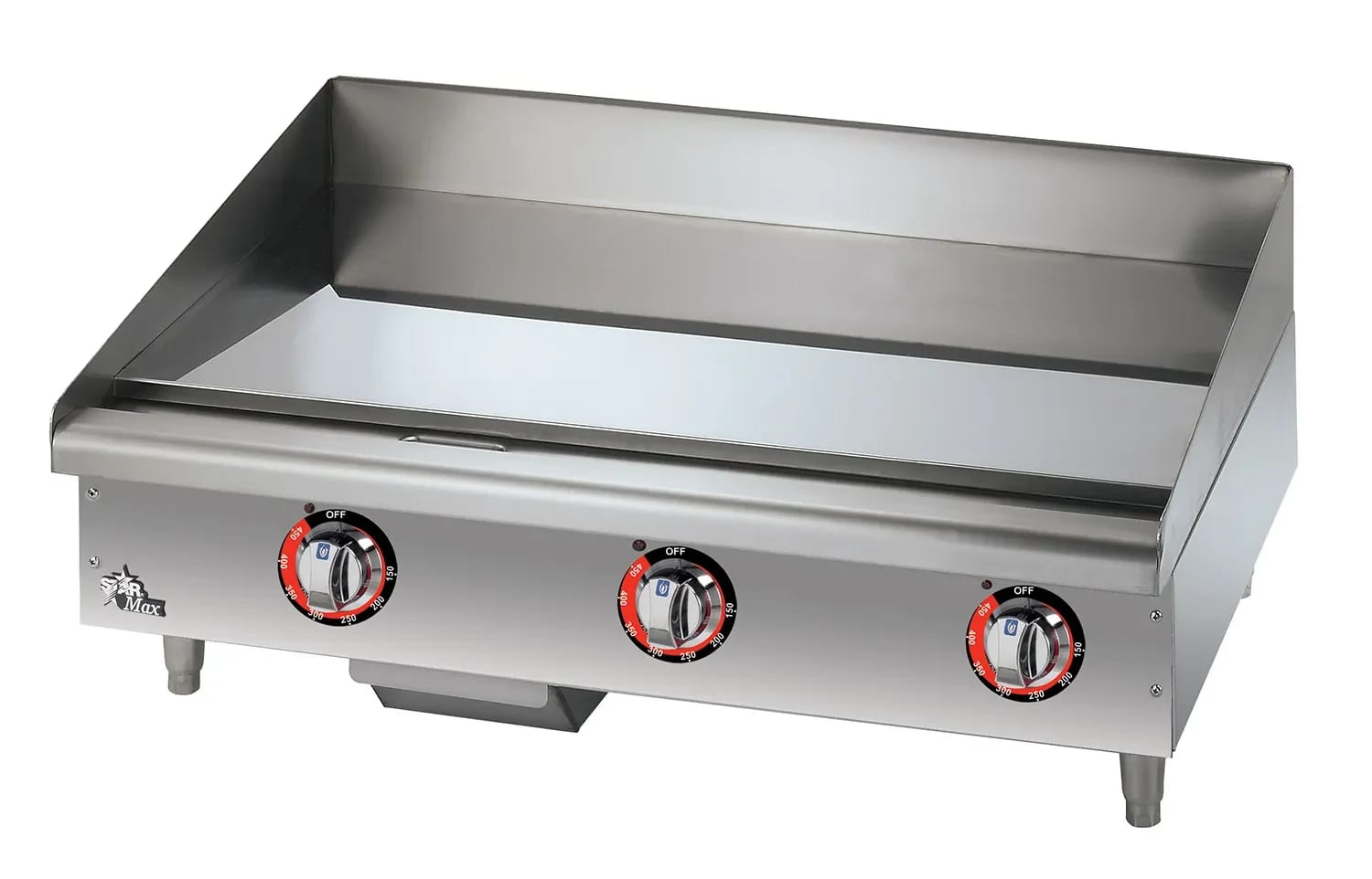 Star 536CHSF Star-Max® Series Electric Countertop Griddle 36 Inch Wide Electrical Snap-Action Thermostat Control Rectangle Chrome Plated 1 Inch Thick Plate Medium-Duty —... — view 1