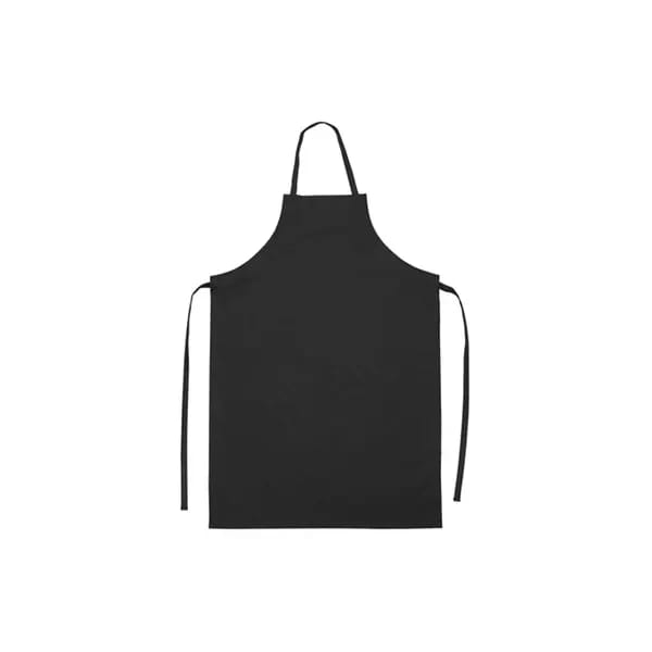 Winco BAW-2540BK Black Full Length Dishwashing Apron — view 2