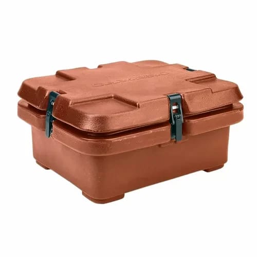 Cambro Camcarrier 240MPC402 Brick Red Top Loader 4" Deep — view 1