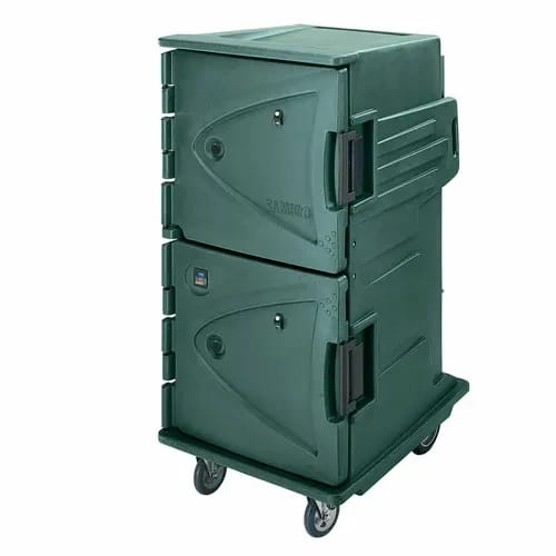 Cambro Camtherm CMBH1826TBF192 Granite Green Hot Cart — view 2