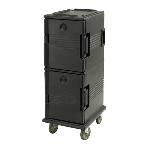 Cambro Ultra Cam Cart UPC800110 Insulated Black Front Loader Food Carrier — view 1