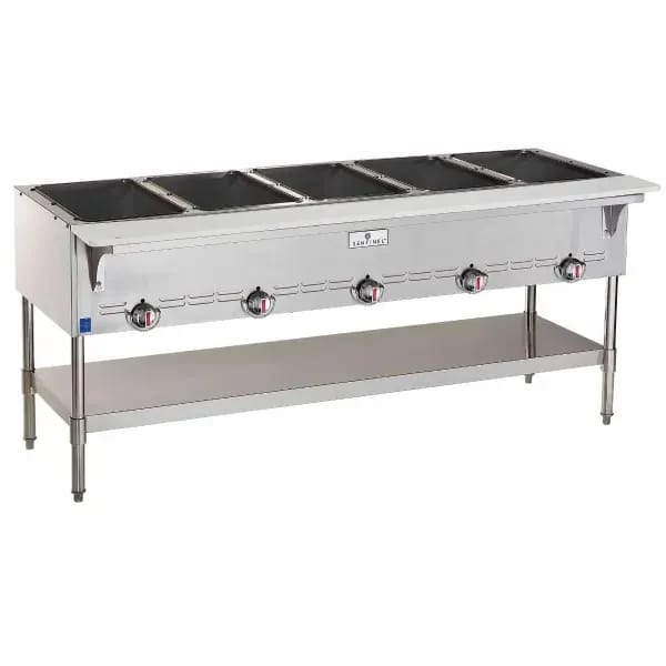 Sentinel SN-GBM-5LP 5-Well Liquid Propane Hot Food Steam Table 72-1/2"W — view 1