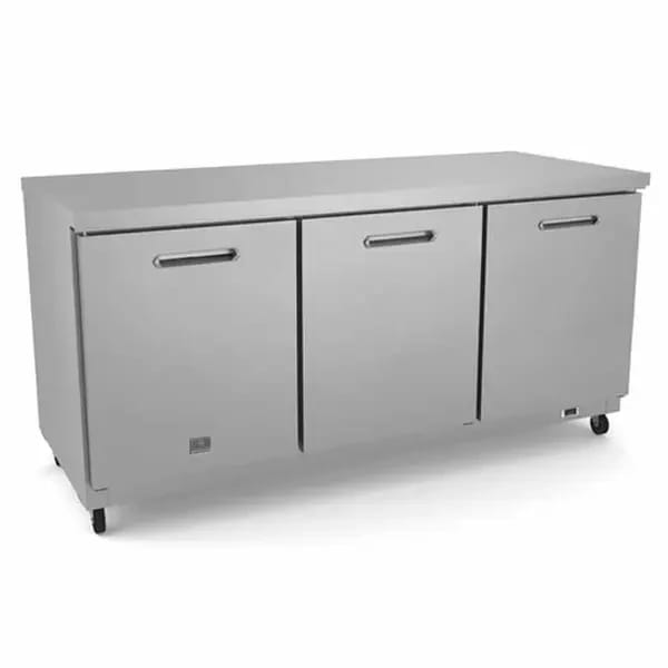 Kelvinator KCHUC72R 3-Door Undercounter Refrigerator 71-1/2"W — view 2