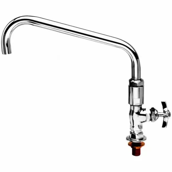 T&S B-0297 Single Hole Deck Mount Big-Flo Pot and Kettle Filler Faucet with 18" Swing Spout Nozzle — view 2