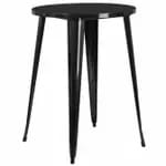 Flash Furniture CH-51090-40-OR-GG Round Bar Height Metal Orange Table — view 5