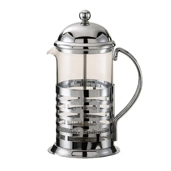 Service Ideas T477B 20 oz. Stainless Steel Frame French Coffee Press — view 1