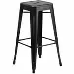 Flash Furniture ET-BT3503-30-COP-GG Copper Galvanized Steel Bar Stool — view 3