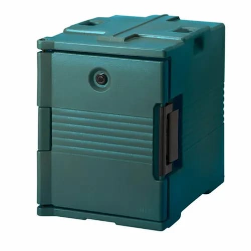 Cambro Ultra Pan Carrier UPC400192 Insulated Granite Green Front Loader Food Carrier — view 1
