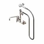 T&S B-0167-HH 8" Wall Mount Pre-Rinse Faucet with 44" Hose Spray Assembly with Spray Hose — view 6