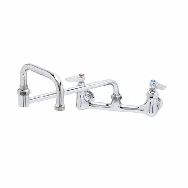 T&S B-0266-CR-SC 8" Double Pantry Mixing Faucet — view 2