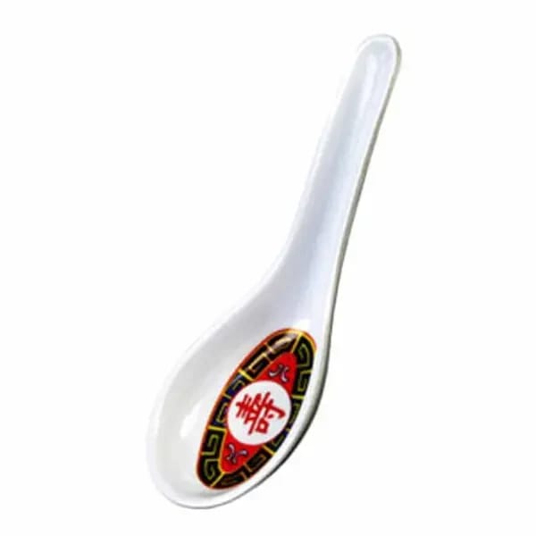 Thunder Group 7002TR Longevity 1/2 oz. Melamine Wonton Soup Spoon | Case of 60 — view 1
