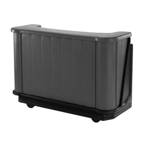 Cambro Cambar BAR650DX420 Granite Gray Portable Bar 7-Bottle Speed Rail 5-Button Soda Gun Portable Bar 67-1/2"W X 28-1/2"D X 47-1/2"H — view 2