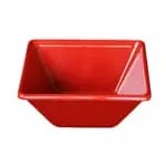 Thunder Group PS5004RD Passion Red 8 oz. Square Melamine Bowl | Case of 12 — view 5