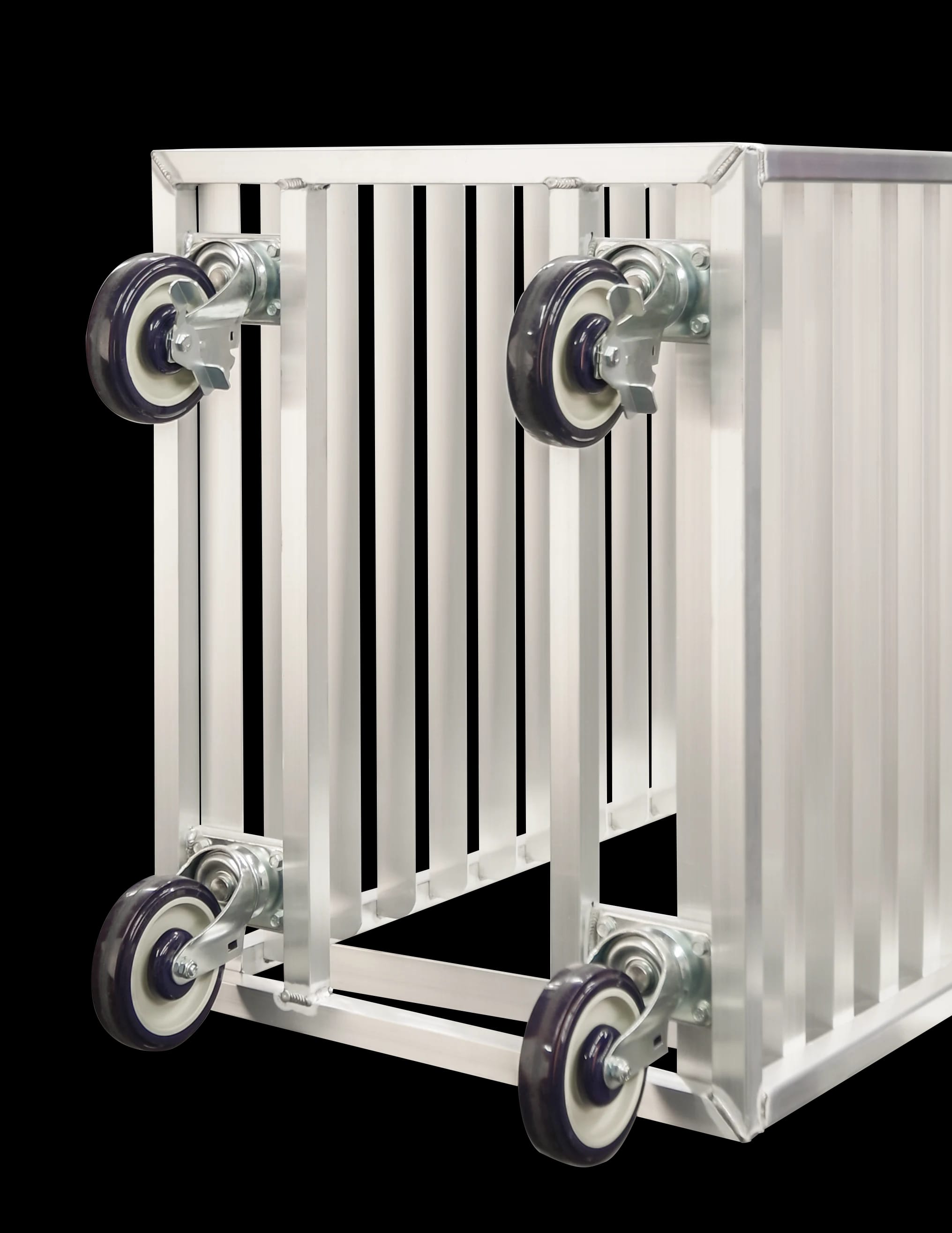 Carter-Hoffmann® O8618 Portable Aluminum Pan Rack Single Width Open Style End-Loaded 18 Pan Capacity — view 4