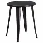 Flash Furniture CH-31330-29-YL-GG 23-3/4" Square Dining Height Galvanized Steel Yellow Table — view 6