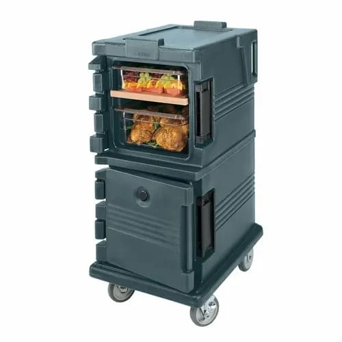 Cambro Ultra Cam Cart UPC600191 Insulated Granite Gray Front Loader Food Carrier — view 2