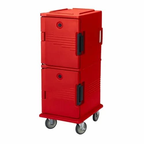 Cambro Ultra Cam Cart UPC800158 Insulated Hot Red Front Loader Food Carrier — view 1