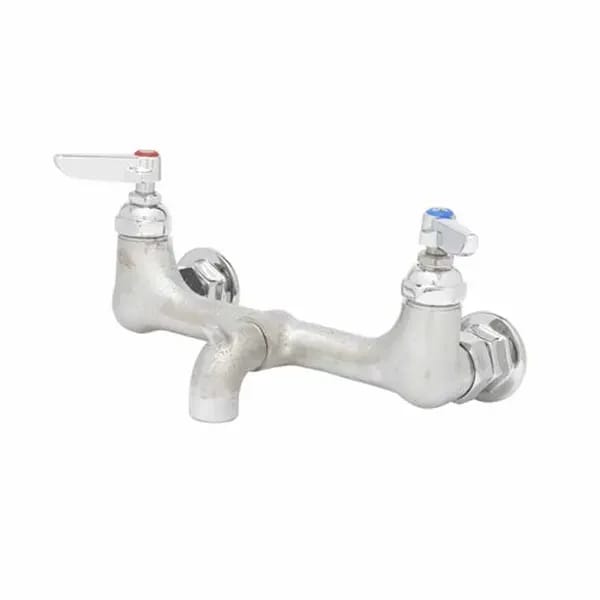 T&S B-0672-RGH 8" Wall Mount Service Sink Faucet — view 2