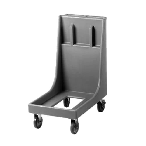 Cambro Camdolly CD100H615 Open Frame Charcoal Gray Food Carrier Dolly With Handle — view 2