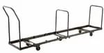 National Public Seating DY-50 Folding Chair Dolly - Vertical storage - 50 Chair Capacity — view 5
