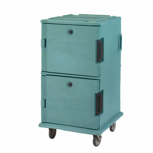 Cambro Ultra Cam Cart UPC1600SP401 Insulated Slate Blue Front Loader Food Carrier — view 1