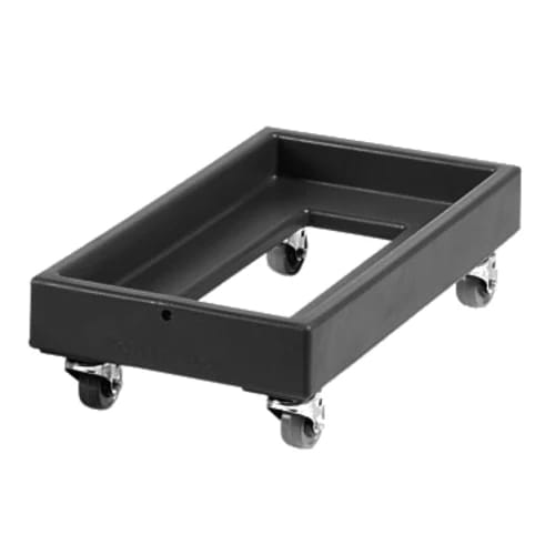Cambro Camdolly CD1327615 Open Frame Charcoal Gray Food Carrier Dolly — view 2