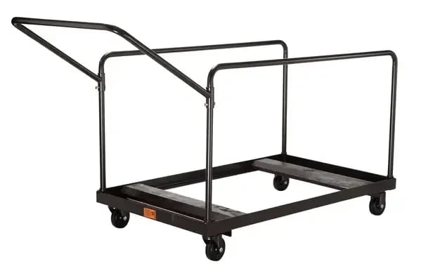 National Public Seating DY-60R Folding Table Dolly - Vertical Storage -48"R, 60"R Tables — view 4