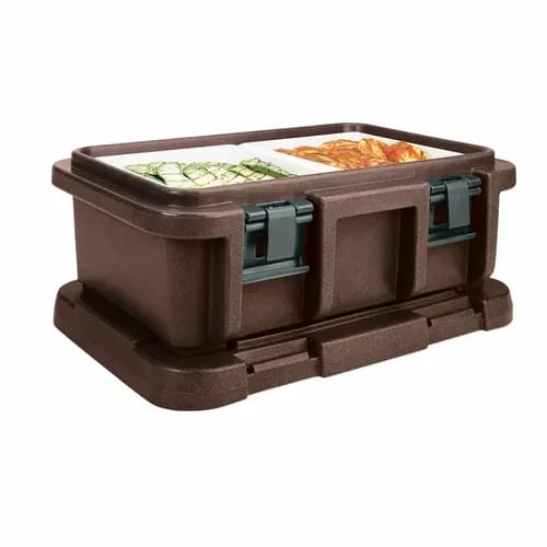 Cambro Ultra Pan Carrier UPC160131 Dark Brown Top Loader 6" Deep — view 1