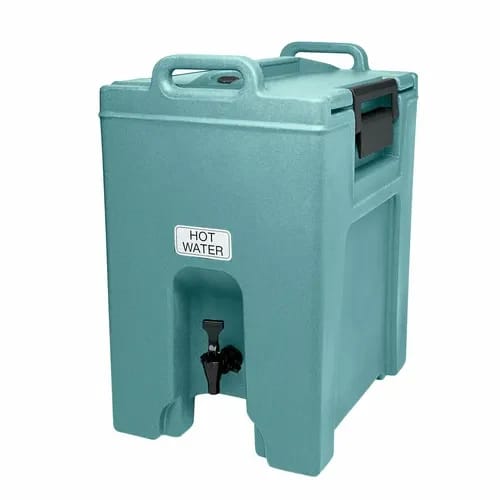Cambro Camtainer UC1000401 10-1/2 Gallon Insulated Slate Blue Beverage Dispenser — view 1