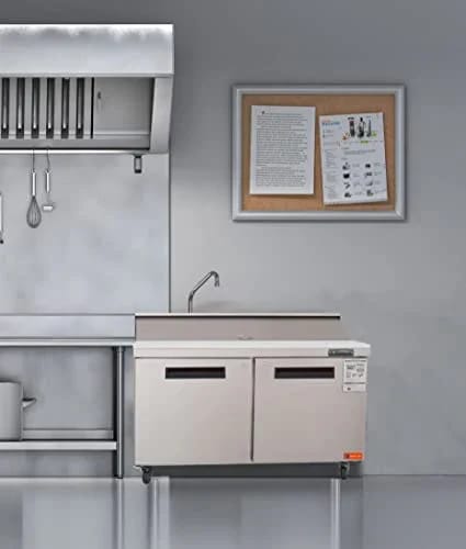 Westlake WKSR-60B Salad Prep Table Refrigerator 2 Door 33-40°F — view 2