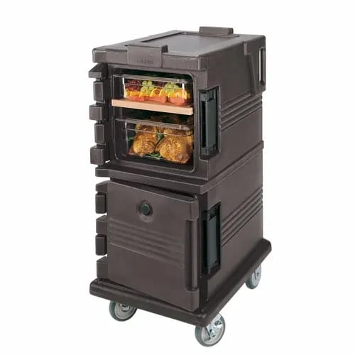 Cambro Ultra Cam Cart UPC600194 Insulated Granite Sand Front Loader Food Carrier — view 1