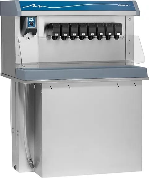 Follett Vision™ Series VU300B8LP Drop-In Ice and Beverage Dispenser 300 Pound Storage Push-Button Dispense Cube, Nugget Style Ice — 115V, 1PH — view 1