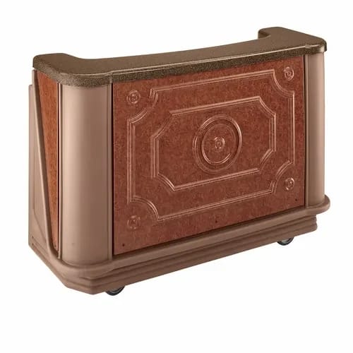Cambro Cambar BAR650DS668 Sedona Portable Bar 7-Bottle Speed Rail Portable Bar 67-1/2"W X 28-1/2"D X 47-1/2"H — view 1