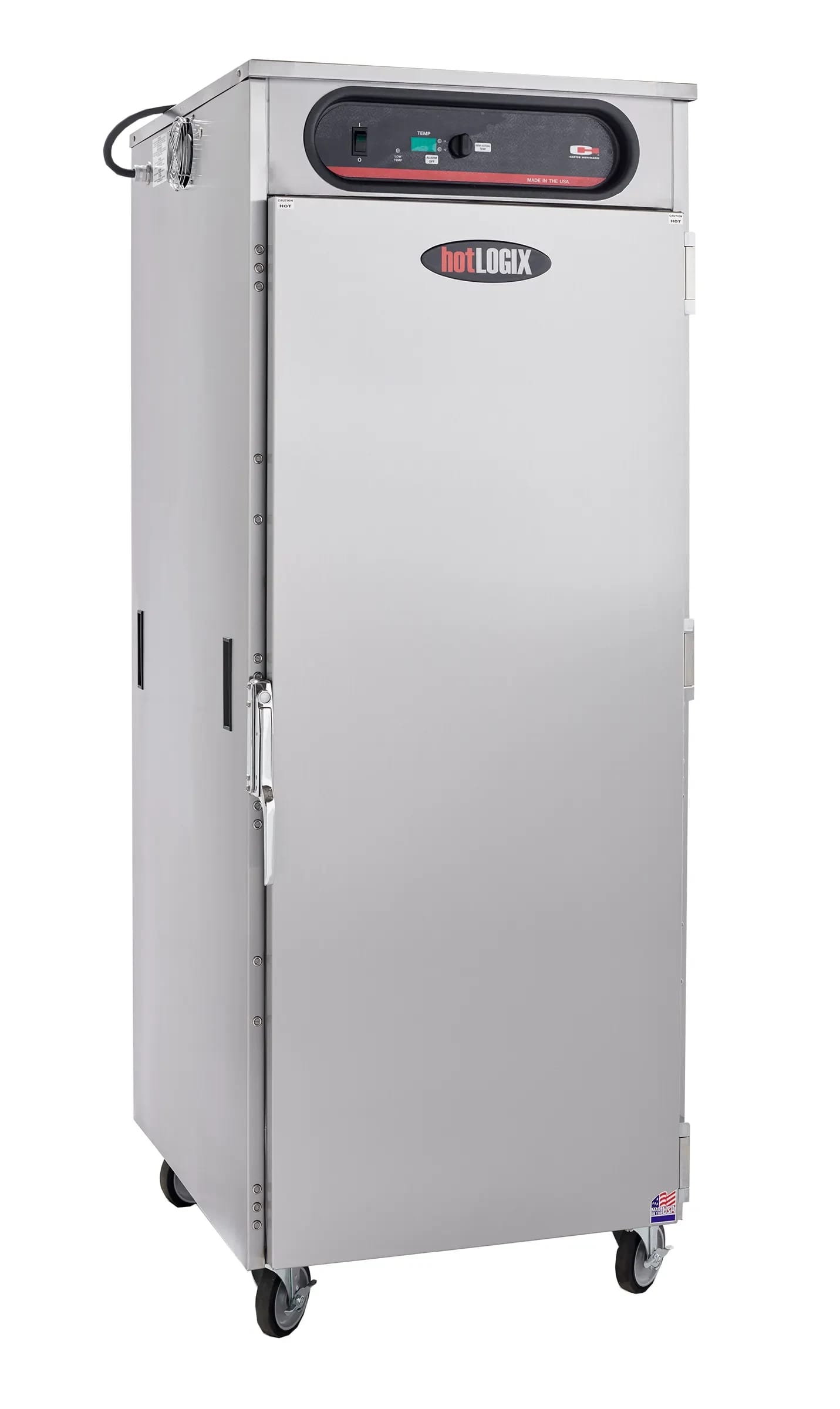 Carter-Hoffmann® hotLOGIX® Series HL8-18 Freestanding Heated Holding Cabinet Max (8) 12" x 20", 18" x 26" Trays Standard Style — 120V, 1PH — view 1