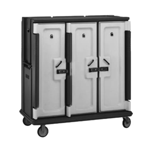 Cambro MDC1520T30615 Charcoal Gray Meal Delivery Cart — view 2