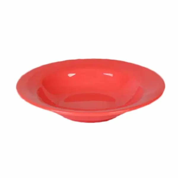 Thunder Group CR5077RD Orange 8 oz. Melamine Salad Bowl | Case of 12 — view 2