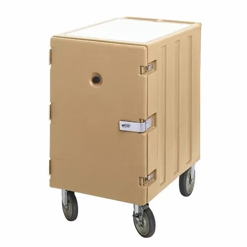 Cambro Camcart 1826LTCSP157 Insulated Coffee Beige Front Loader Food Carrier — view 2