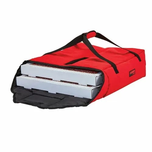 Cambro Gobag GBPP212521 Red Pizza Delivery Bag 12-1/2" X 13-3/4" X 6-1/2" — view 1