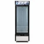 Maxx Cold MXM2-48FHC-ICE 48 cu. ft. White 2-Swing Door Bagged Ice Freezer Merchandiser 54"W — view 3