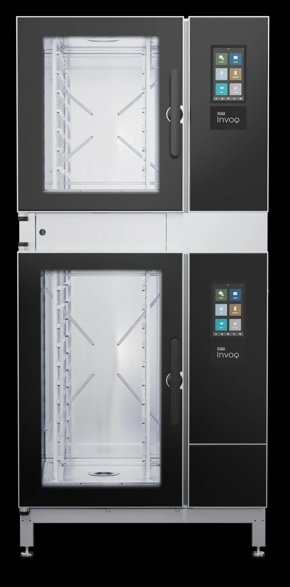 Blodgett® 61/101BE Invoq Series Electric Freestanding Combi Oven Full Size Boiler Based 2 Ovens — 480V, 3PH — view 1