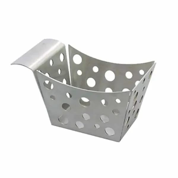 Tablecraft SCB Rectangular Stainless Steel Side Basket 5-3/8" x 3-3/8" x 3-1/8" — view 1