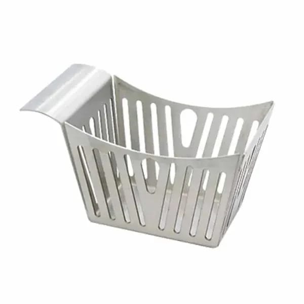 Tablecraft SPB Rectangular Stainless Steel Side Basket 5-3/8" x 3-3/8" x 3-1/8" — view 2
