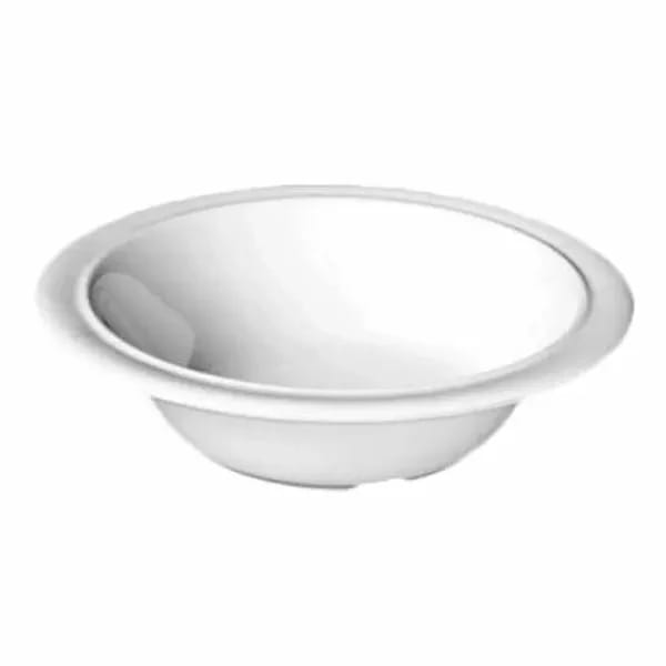 Thunder Group NS307W NuStone White 12 oz. Melamine Soup/Cereal Bowl | Case of 12 — view 2