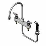 T&S B-1175 8" Deck Mount Workboard Faucet — view 6