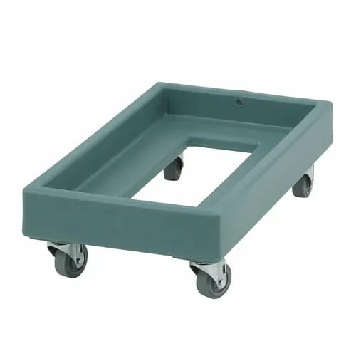 Cambro Camdolly CD1327401 Open Frame Slate Blue Food Carrier Dolly — view 2