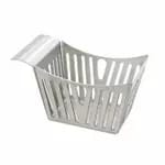 Tablecraft H7176 Oval Chrome Plated Metal Basket 13-3/4" x 10-3/4" x 3-1/4" — view 3