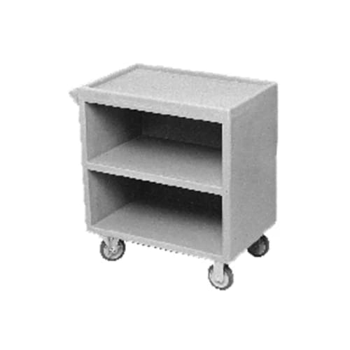 Cambro BC330191 3-Shelf 500 Lb. Capacity Granite Gray Utility Bus Cart — view 2