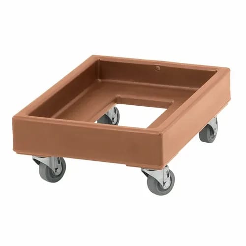 Cambro Camdolly CD1420157 Open Frame Coffee Beige Food Carrier Dolly — view 1