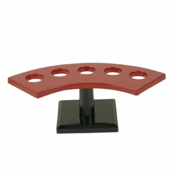 Thunder Group 30 Plastic Sushi Hand Roll Rack with 5 Cavities — view 1